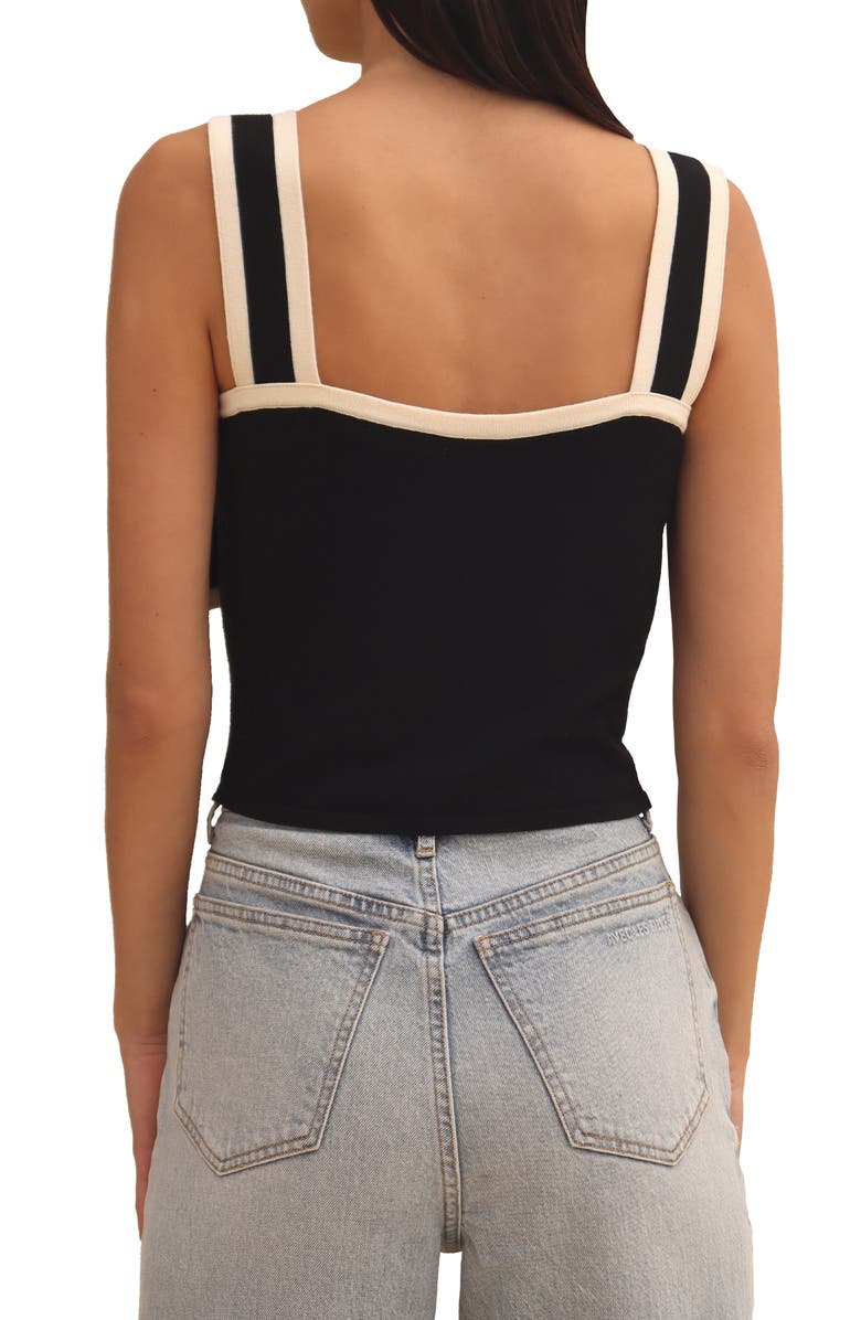 Avec Les Filles Bow Tipped Camisole, Alternate, color,
