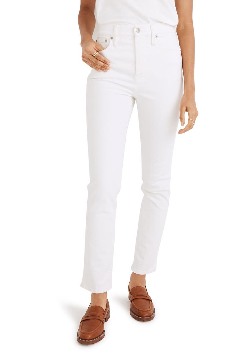 The High-Rise Perfect Vintage Jean, Main, color, TILE WHITE