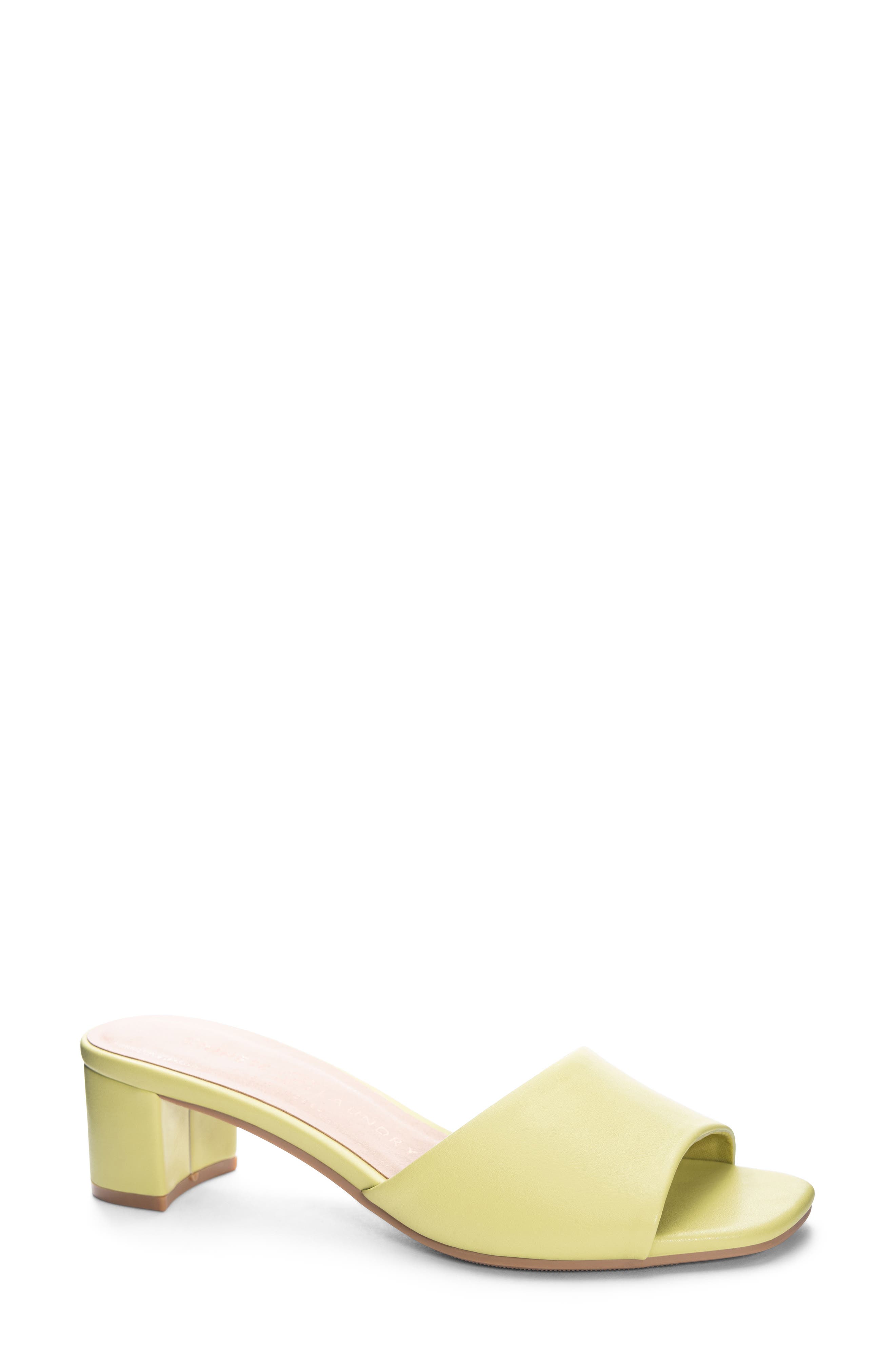 Lana Slide Sandal, Main, color, LIME GREEN