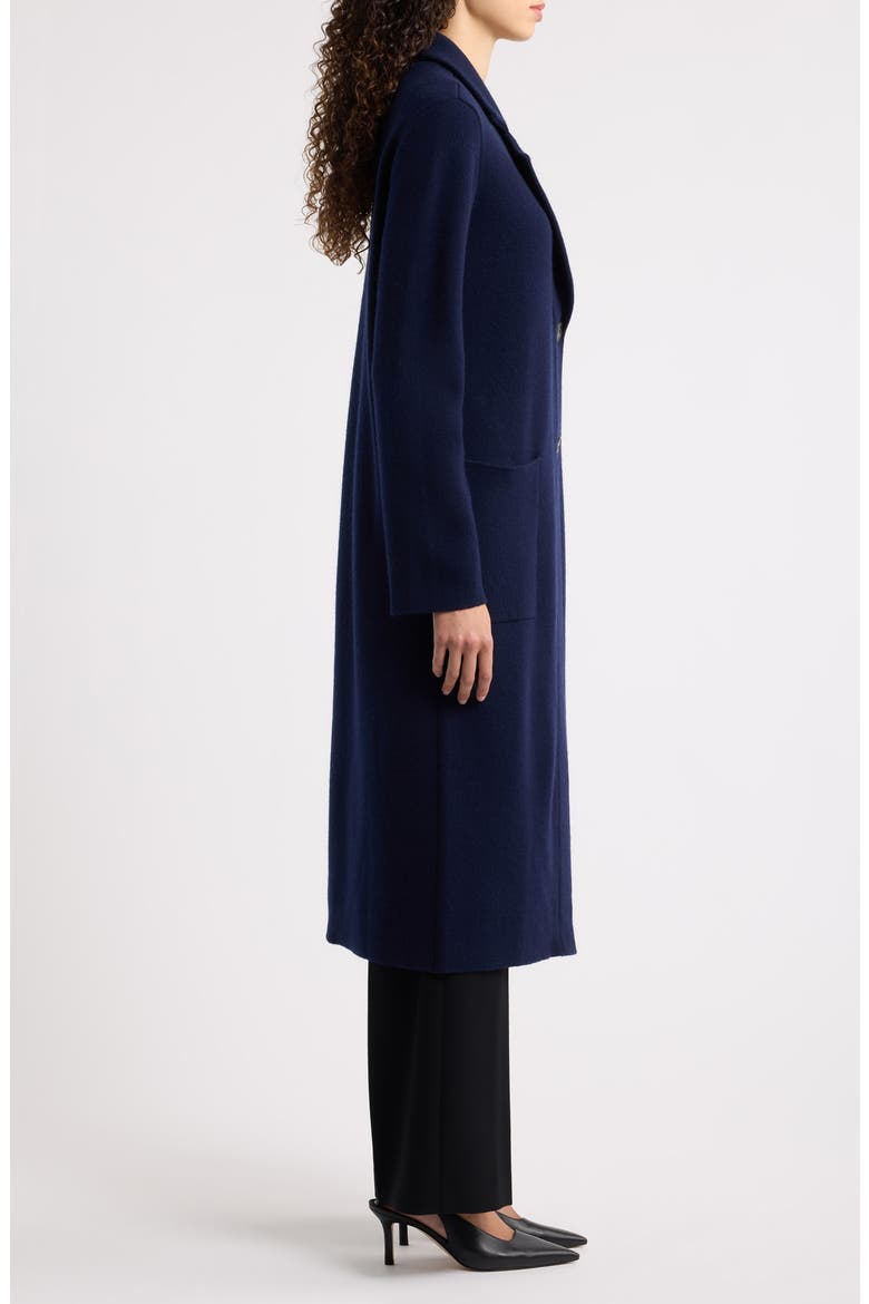 Cody Wool & Cashmere Sweater Coat, Alternate, color, NAVY