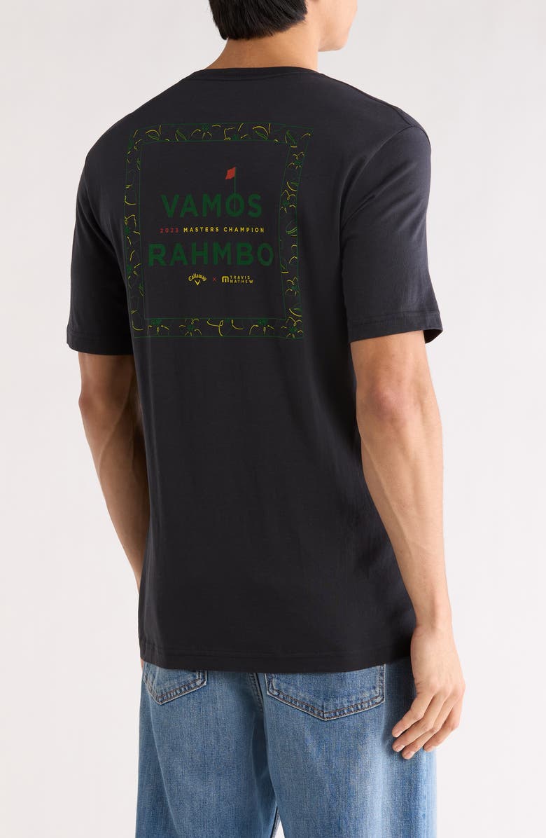 TravisMathew Vamos Rahmbo Callaway 2023 Masters Champion T-Shirt, Alternate, color,