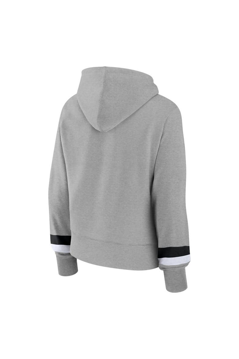 Women's Fanatics Branded Heather Gray Chicago Bulls Halftime Pullover Hoodie, Alternate, color, Heather Gray