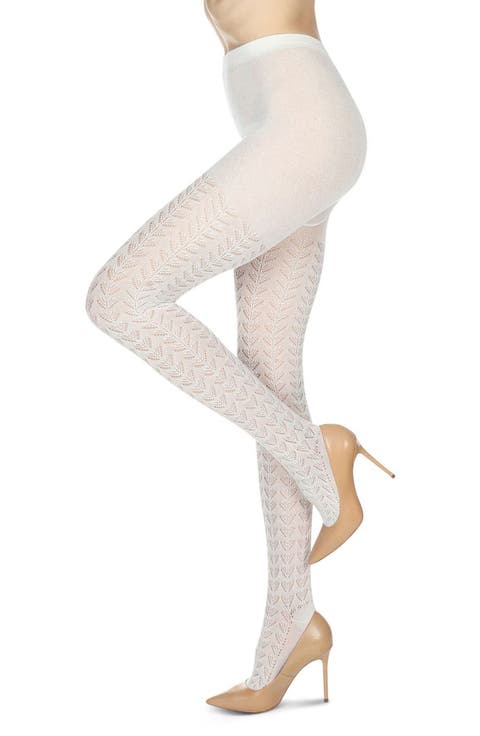 Pelerine Pointelle Sweater Tights