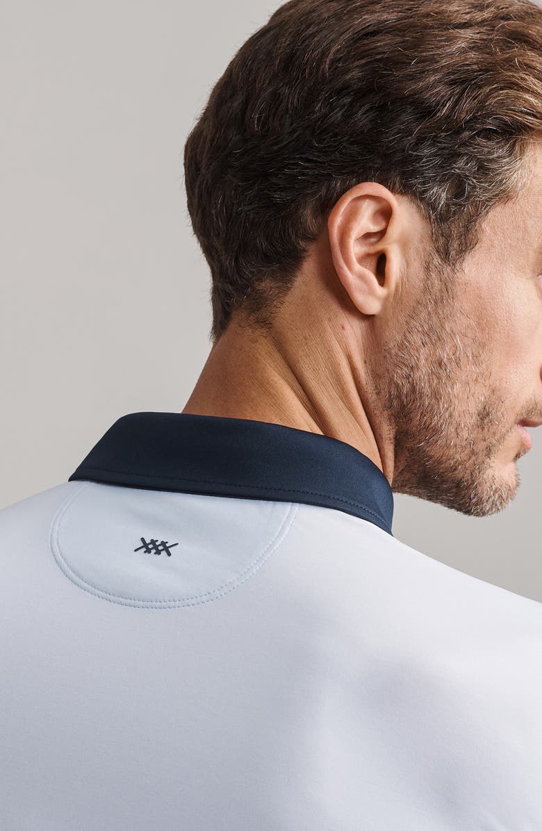 Rhone Gold Sport Long Sleeve Polo, Alternate, color, Bright White