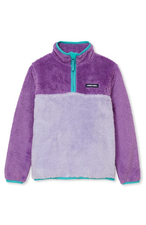 Kids Heritage Fleece Quarter Zip Pullover Top