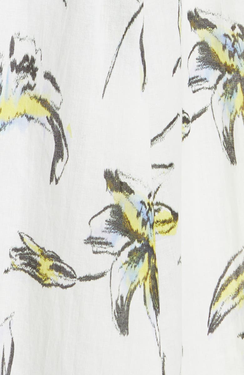 Tanya Taylor Jessica Floral Cotton Dress, Alternate, color, 