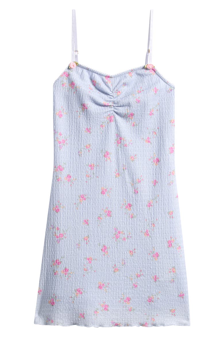 Kids' Langer Ditsy Floral Dress, Main, color, PERIWINKLE MOON