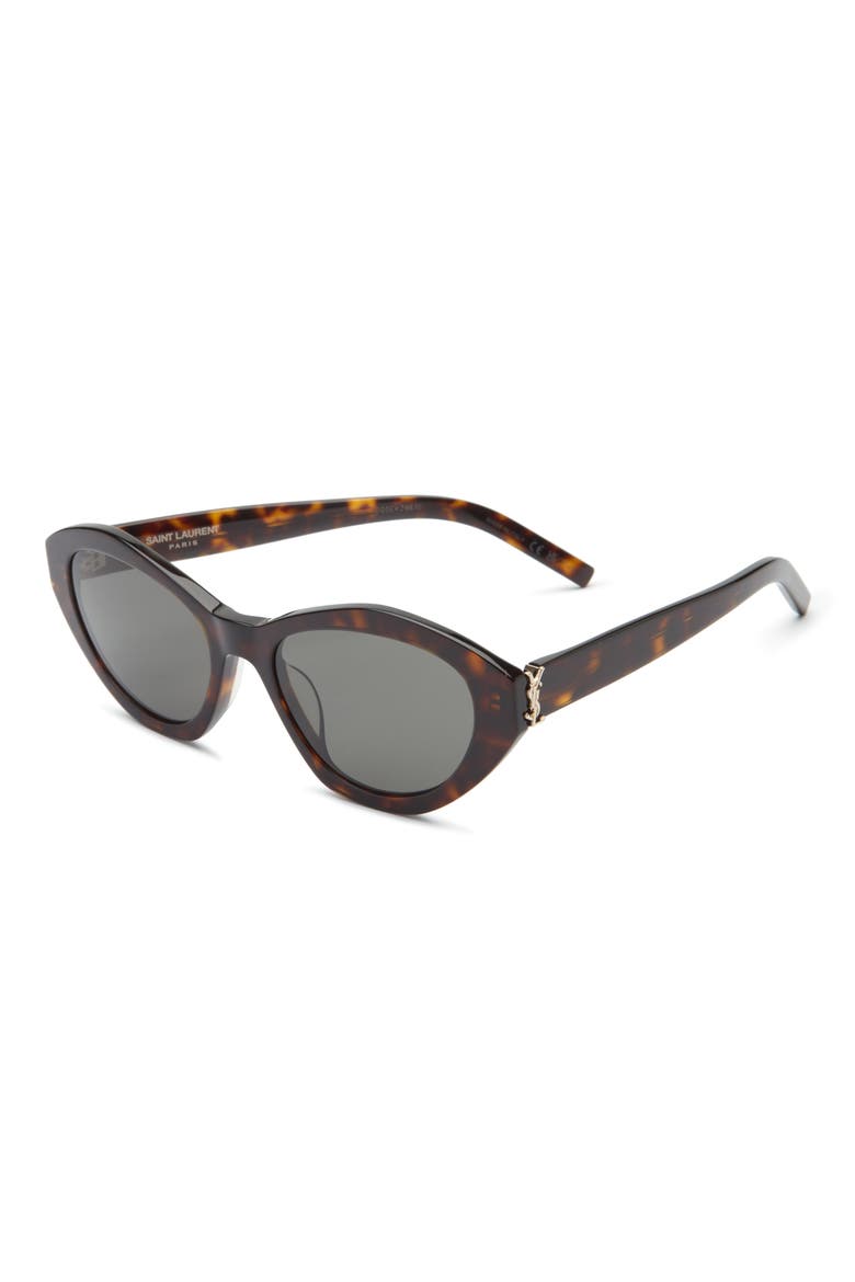 54mm Cat Eye Sunglasses, Alternate, color, HAVANA HAVANA GREY