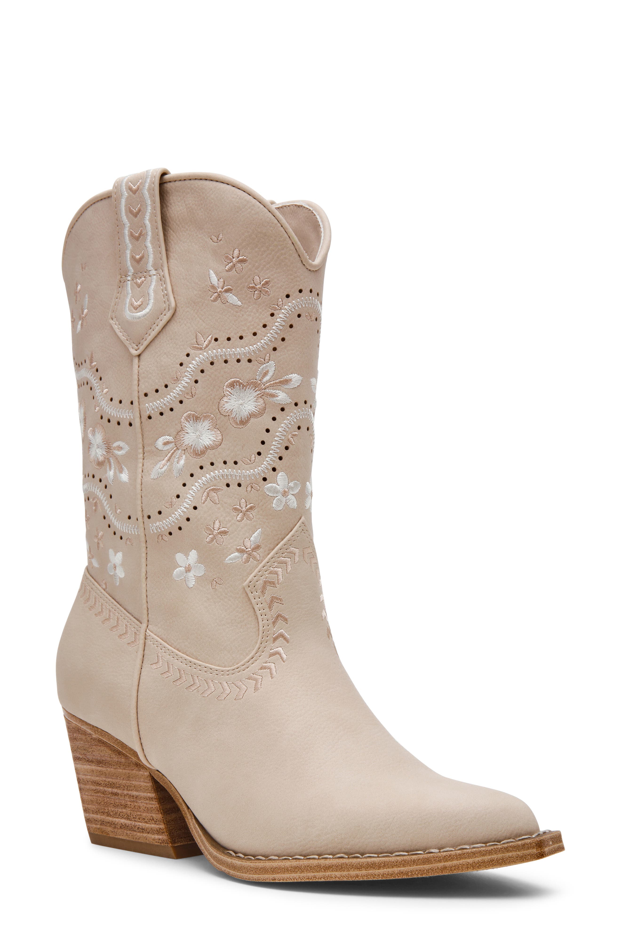 DV by Dolce Vita Avita Cowboy Boot, Main, color, Ivory