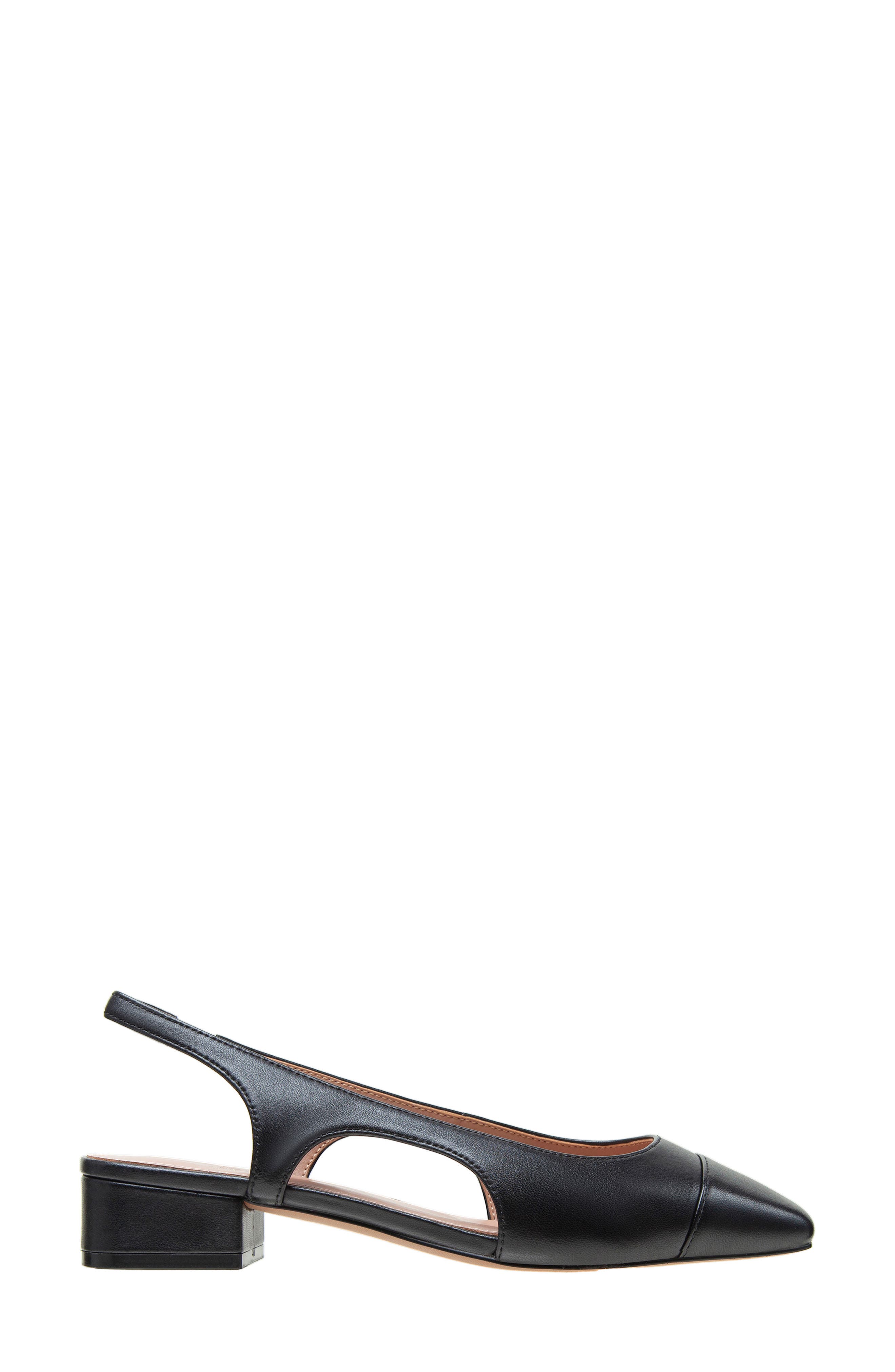 Linea Paolo Charley Slingback Pump, Alternate, color, Black