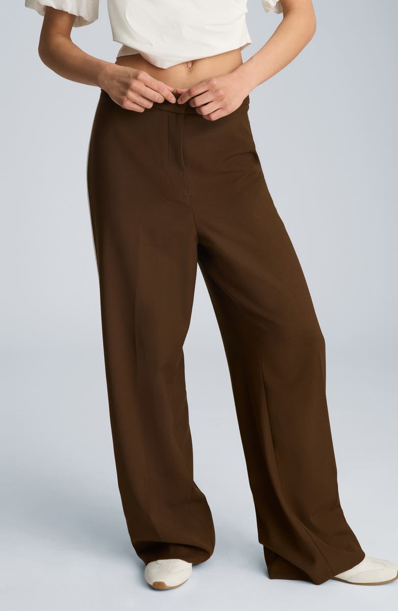 Kenneth Cole Side Stripe Wide Leg Pants, Main, color, 