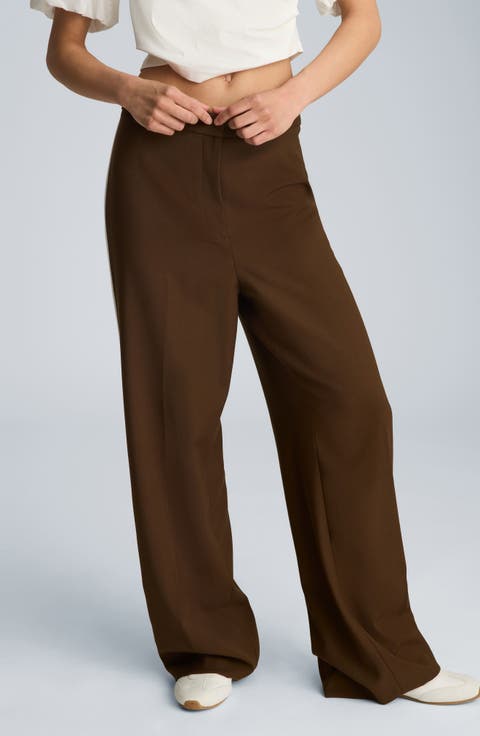 Side Stripe Wide Leg Pants