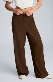 Kenneth Cole Side Stripe Wide Leg Pants