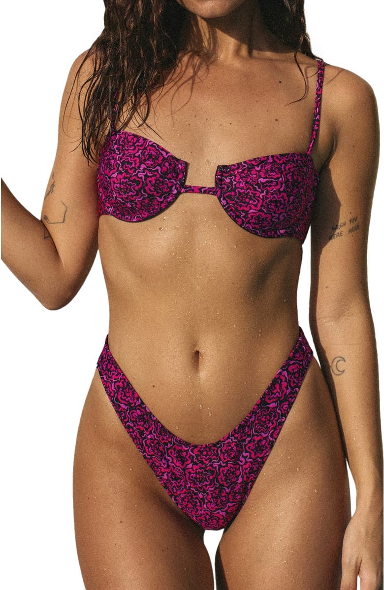 Bright Swimwear Lola Top, Main, color, Euphoria