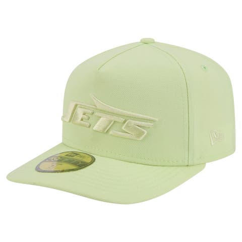 Men's New Era Green New York Jets Color Pack A-Frame 59FIFTY Fitted Hat