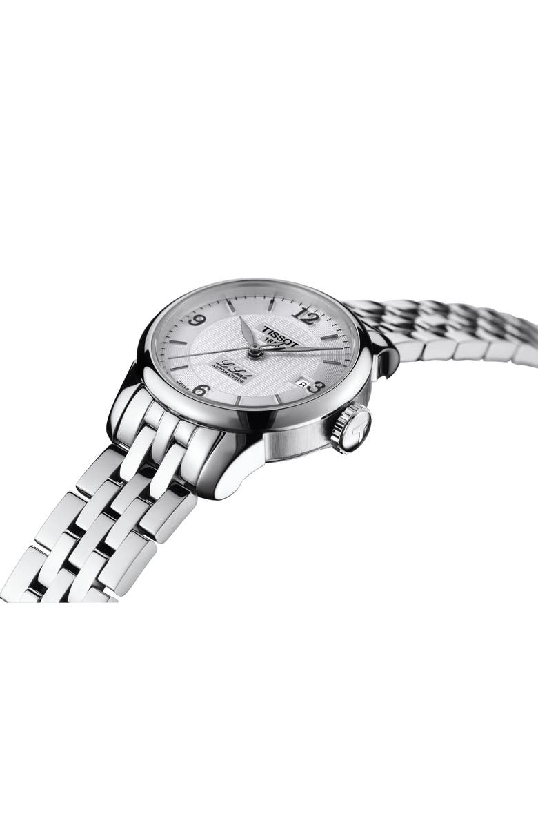 Tissot Le Locle Automatic Bracelet Watch, 25.3mm, Alternate, color, Silver