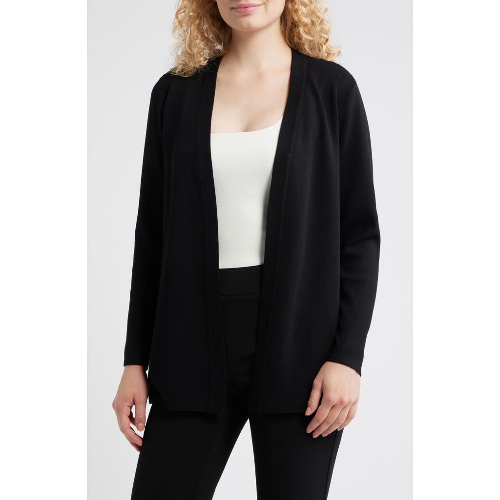 AK ANNE KLEIN Newport Kissing Front Cardigan in Anne Black  product