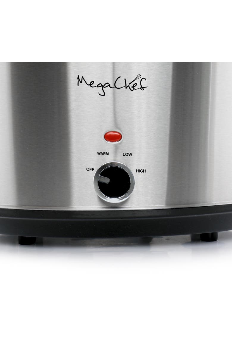 Megachef 8 Quart Slow Cooker with Bonus Mini 0.6 Quart Warmer, Alternate, color, 