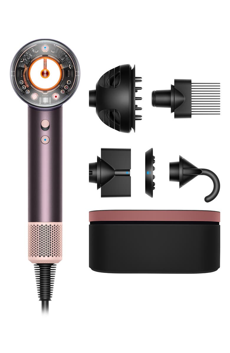 Dyson Limited Edition Supersonic Nural<sup>™</sup> Hair Dryer in Jasper Plum, Main, color,