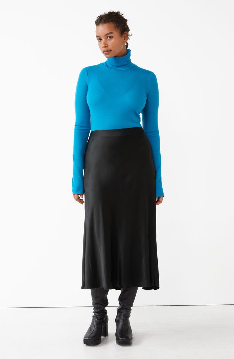 & Other Stories A-Line Midi Skirt, Alternate, color,