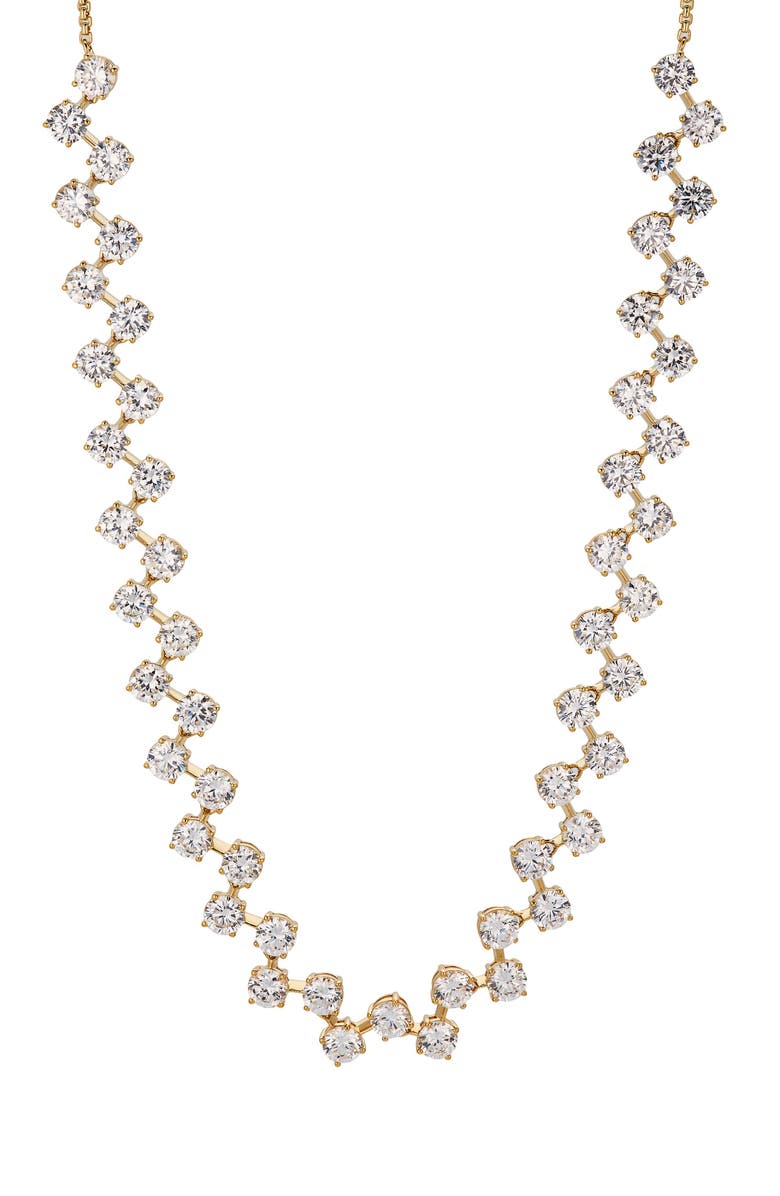 Nadri Halle Cubic Zirconia Choker Necklace, Main, color, 