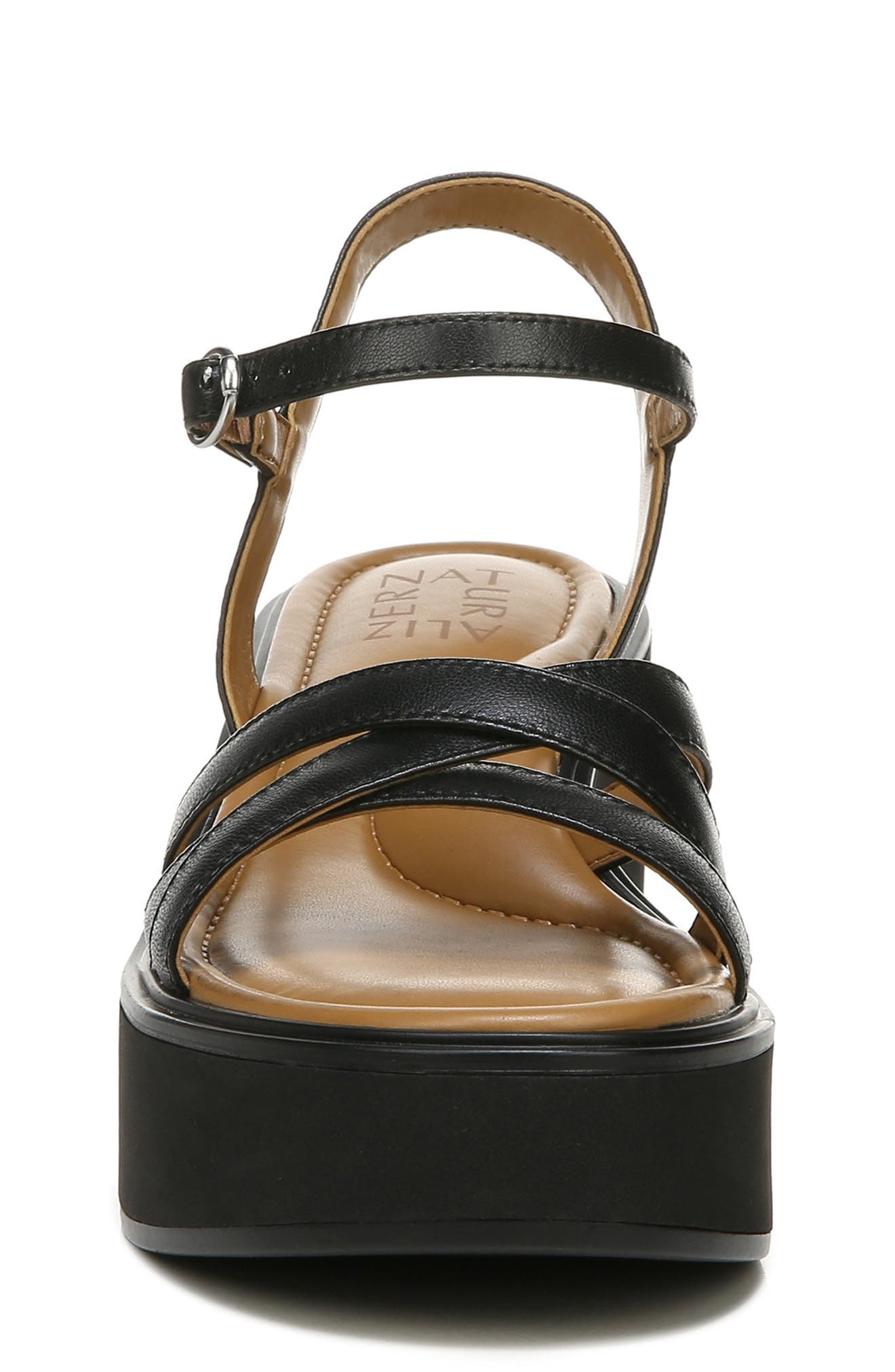 Naturalizer Court Ankle Strap Platform Sandal, Alternate, color, 