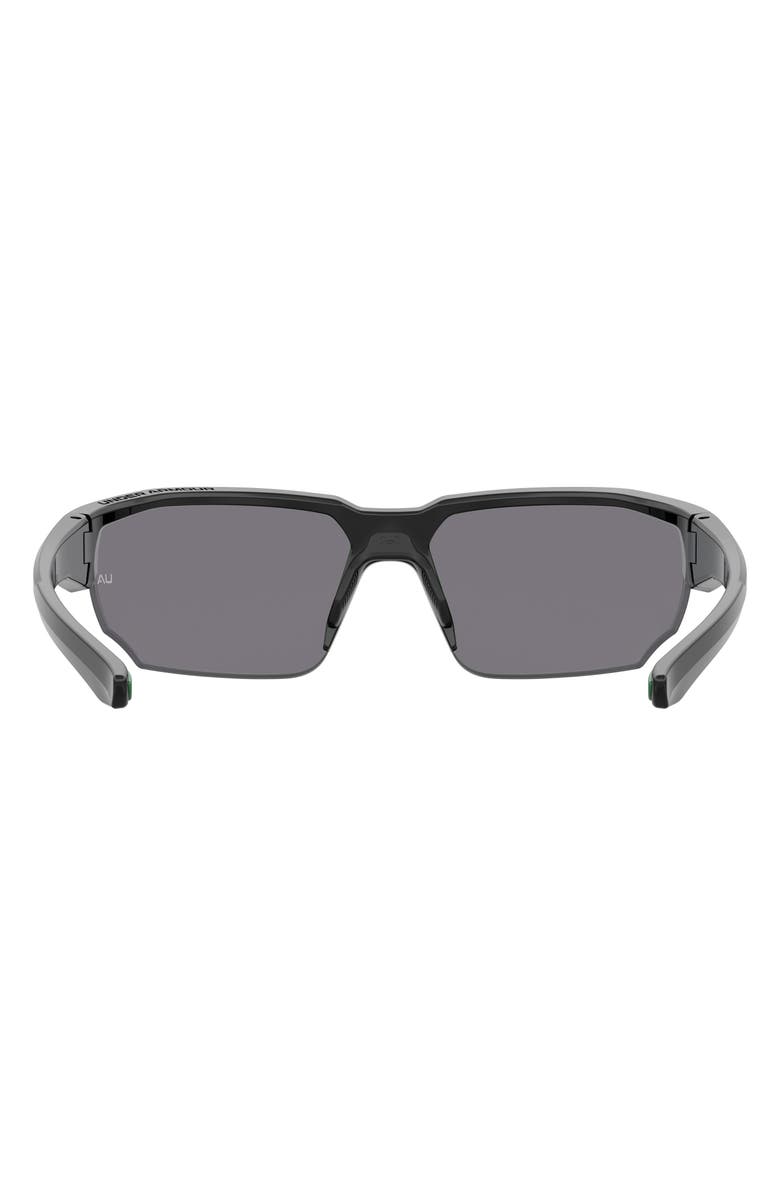 Under Armour 70mm Polarized Oversize Sport Sunglasses, Alternate, color,