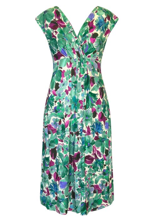 Alie Street London Sara Midi Dress In Green