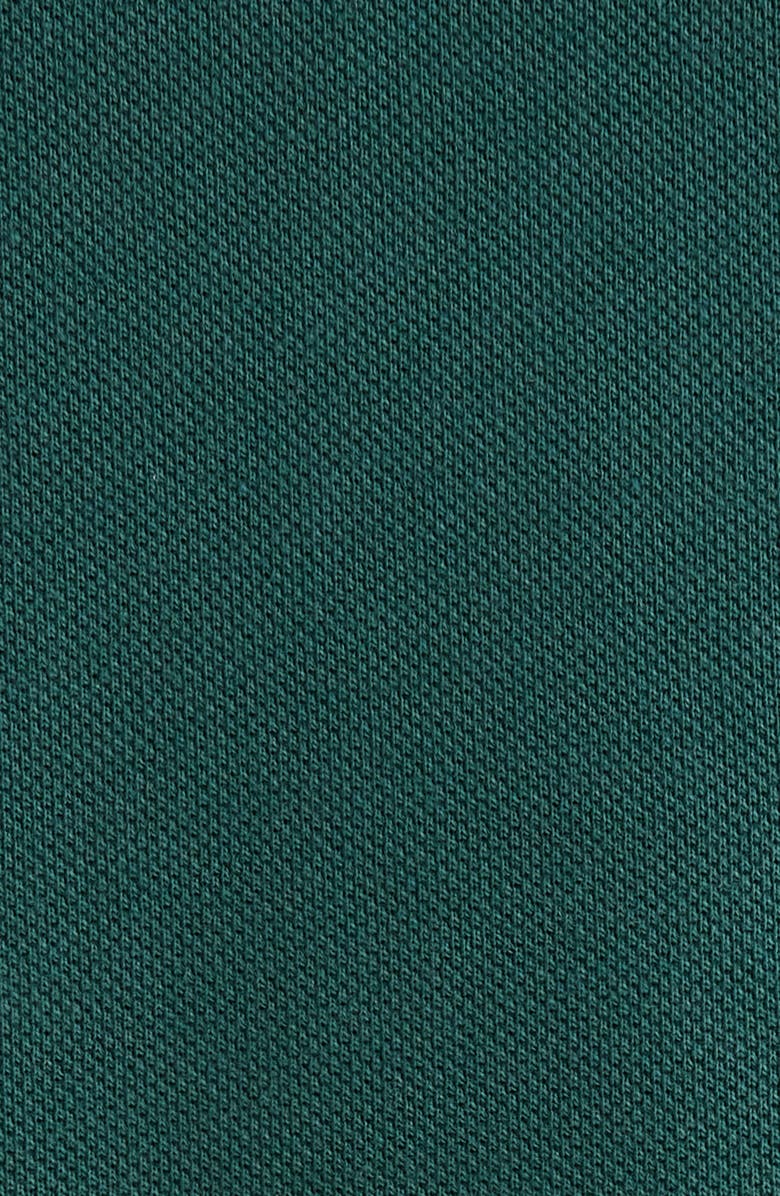 Herno Logo Embroidered Cotton Piqué Polo, Alternate, color, Bottle Green