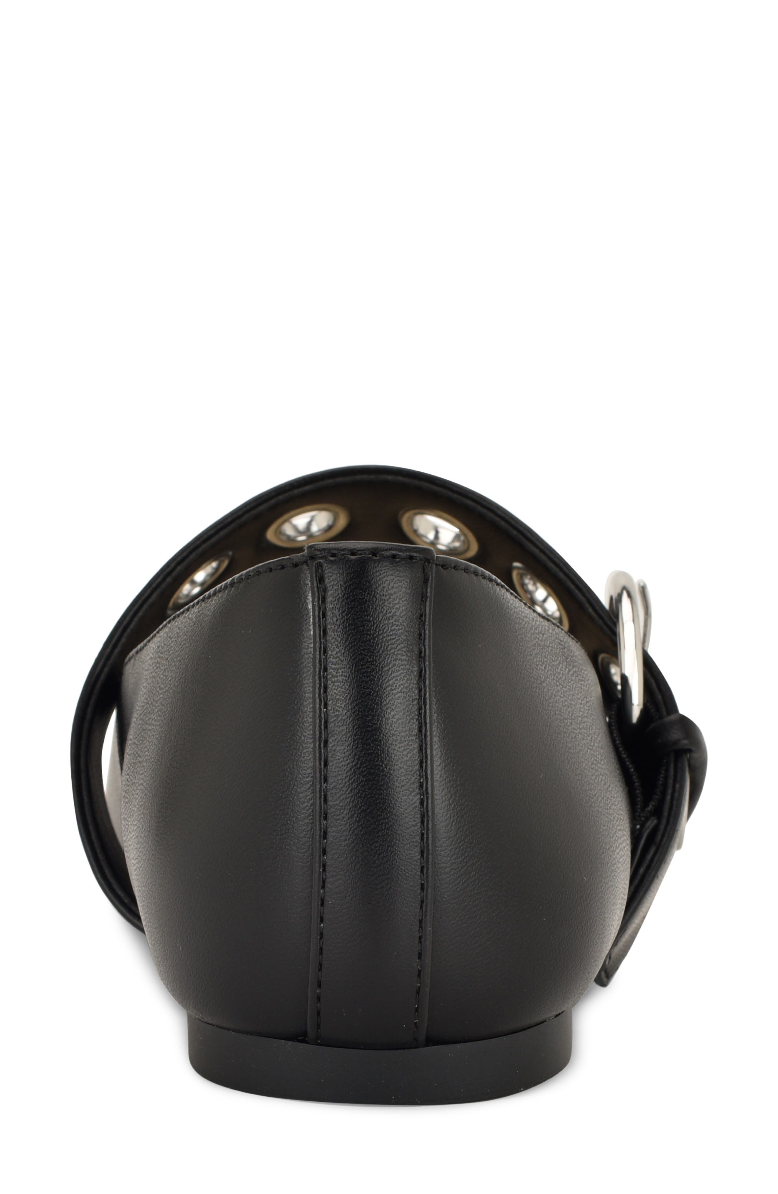 Nine West Kebba Mary Jane Flat, Alternate, color, Black