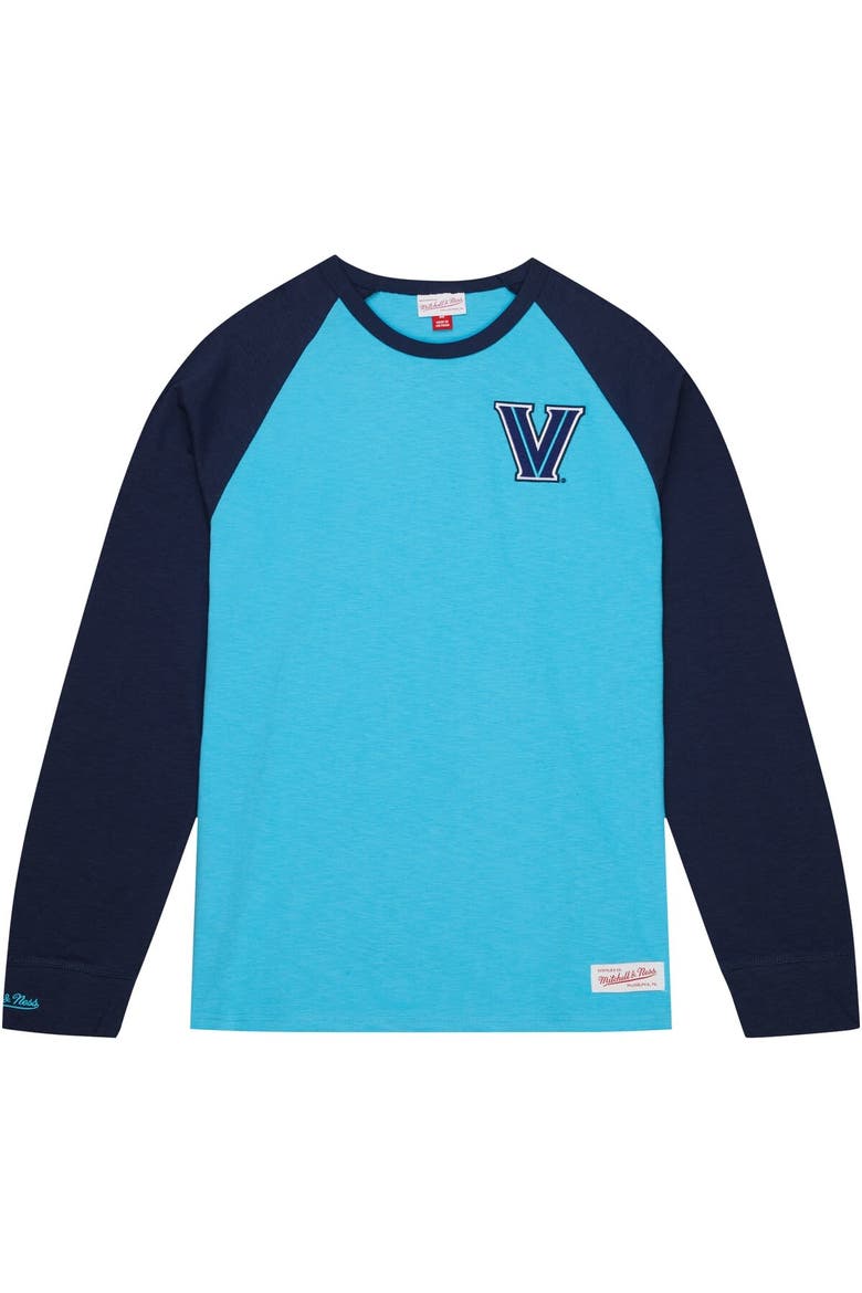 Men's Mitchell & Ness Light Blue Villanova Wildcats Legendary Slub Raglan Long Sleeve T-Shirt, Alternate, color, Light Blue