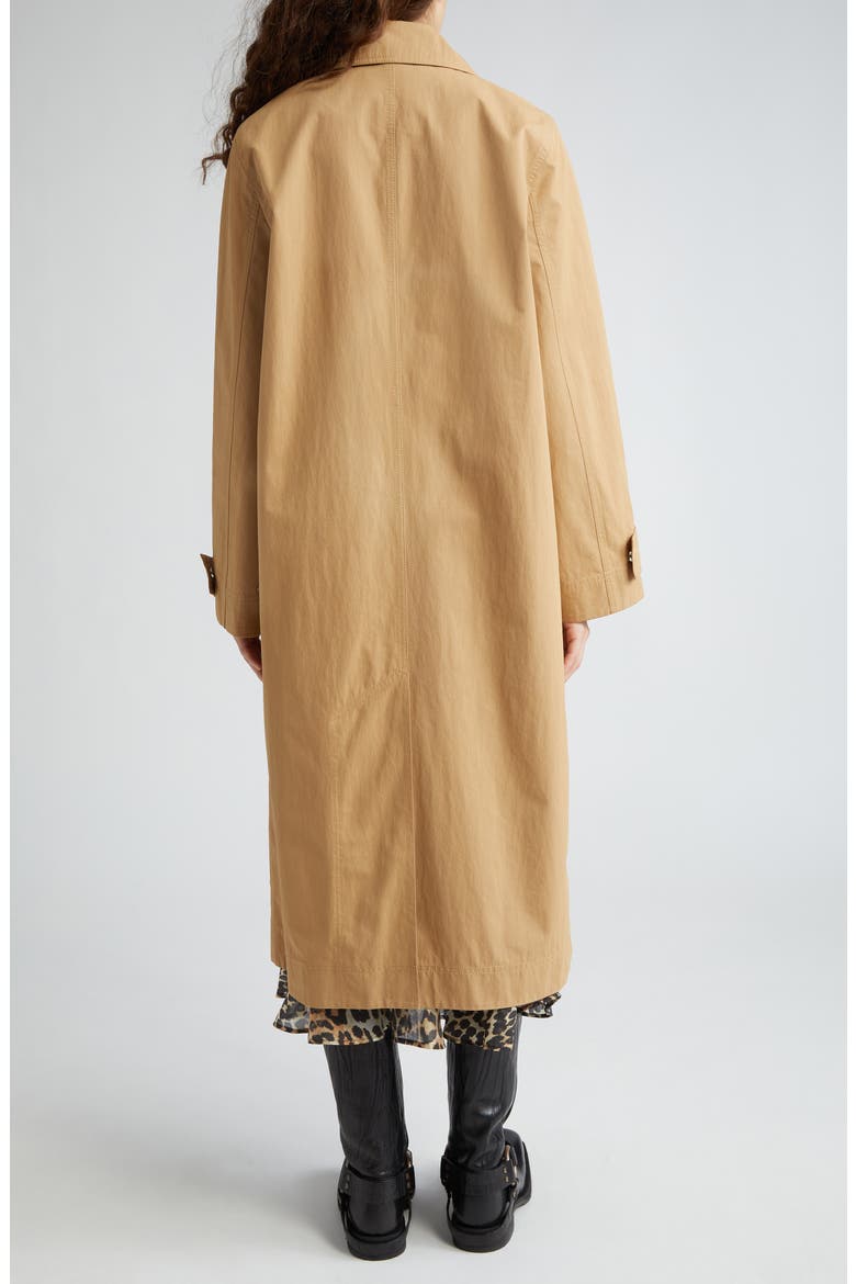 Organic Cotton Blend Twill Coat, Alternate, color, TIGERS EYE