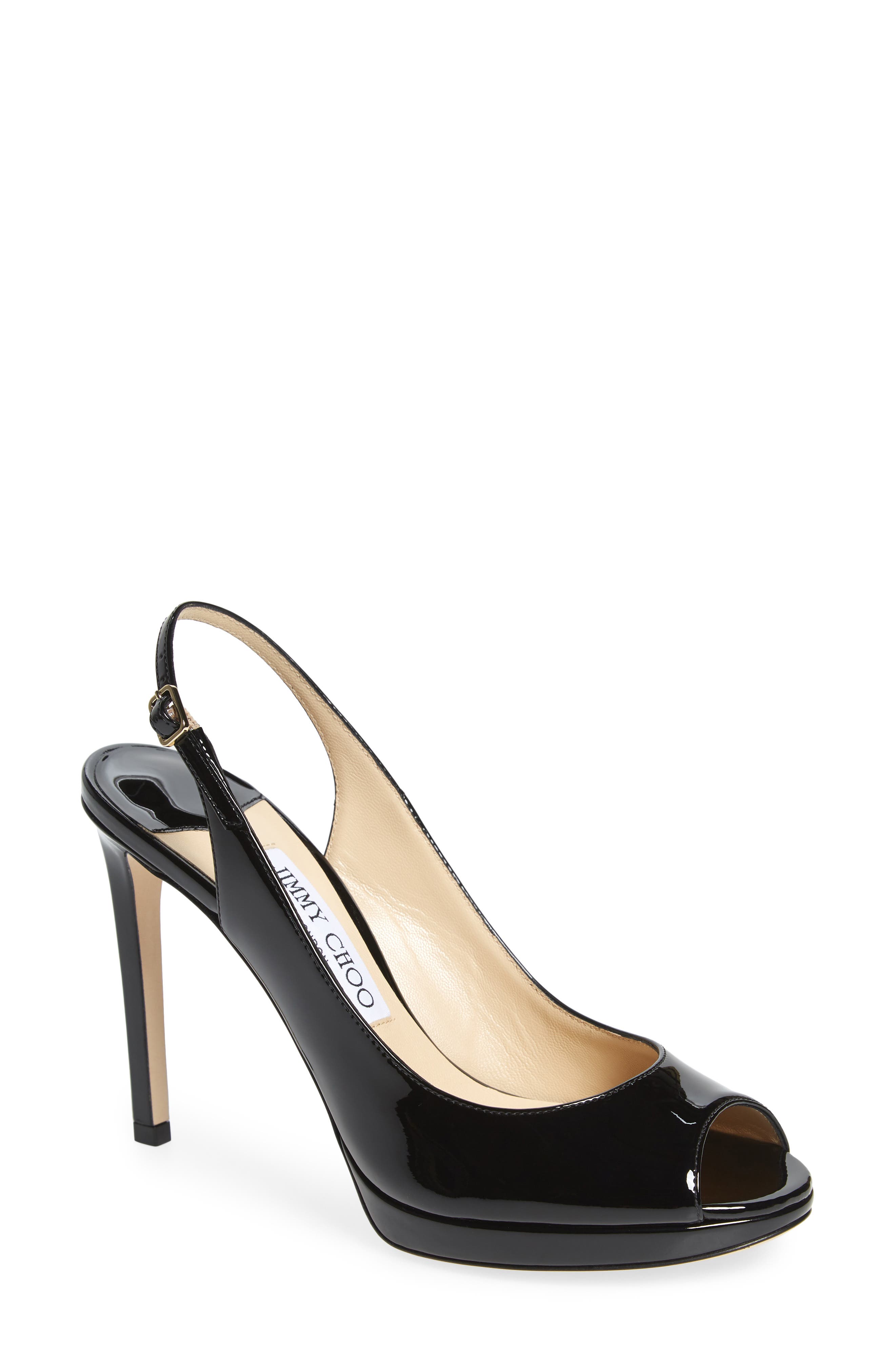 Jimmy Choo Nova Patent Slingback Sandal, Main, color, 