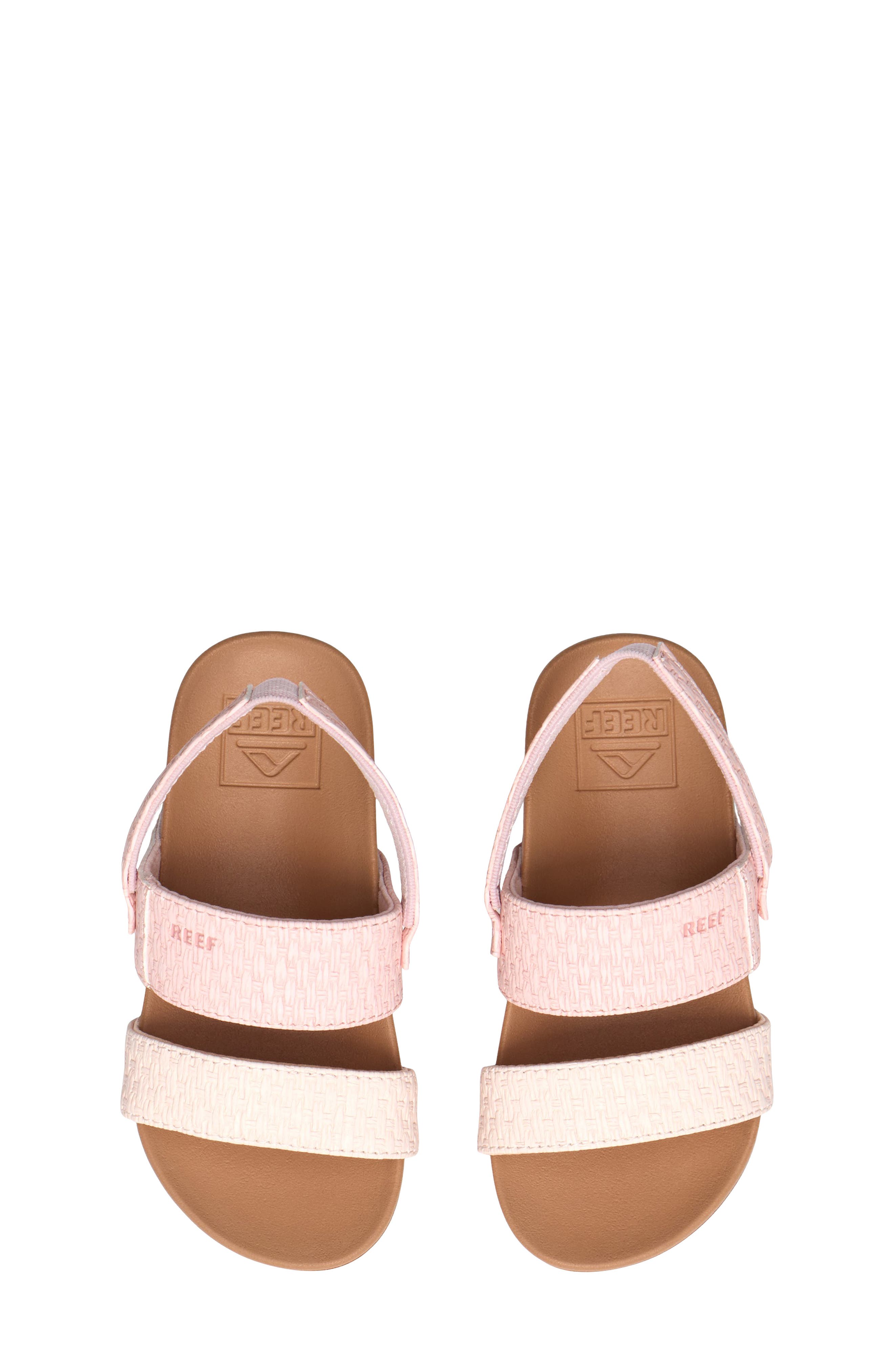 Kids' Little Cushion Vista Slingback Sandal, Alternate, color, PINK/ TAN