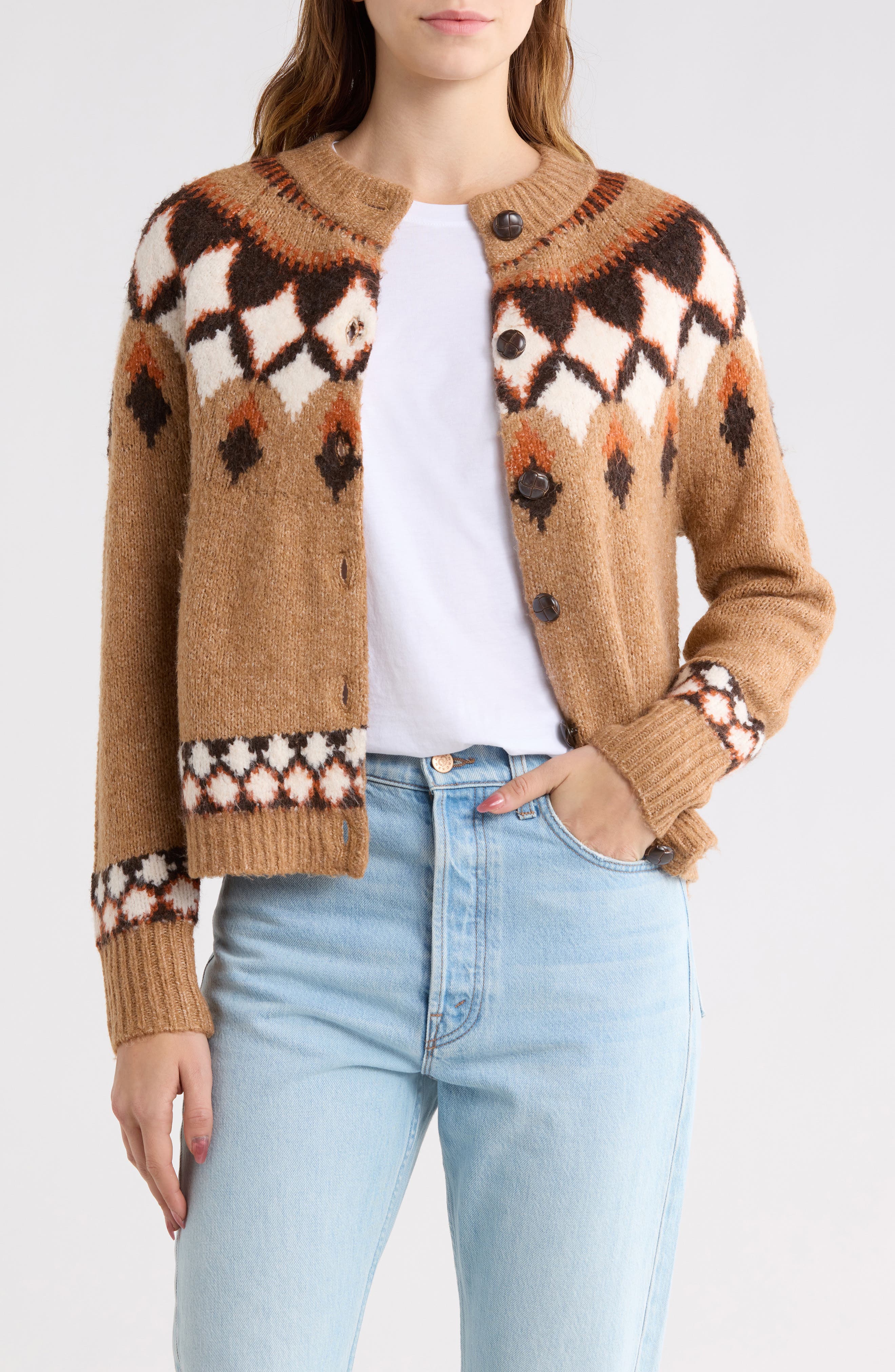 Vigoss Fair Isle Cardigan