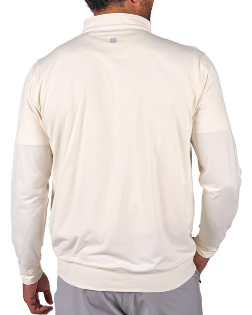 Black Clover Members Only Quarter-zip In White