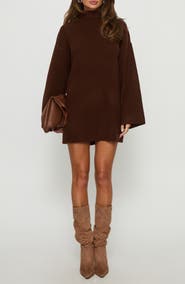 Princess Polly Sonelle Long Sleeve Knit Minidress