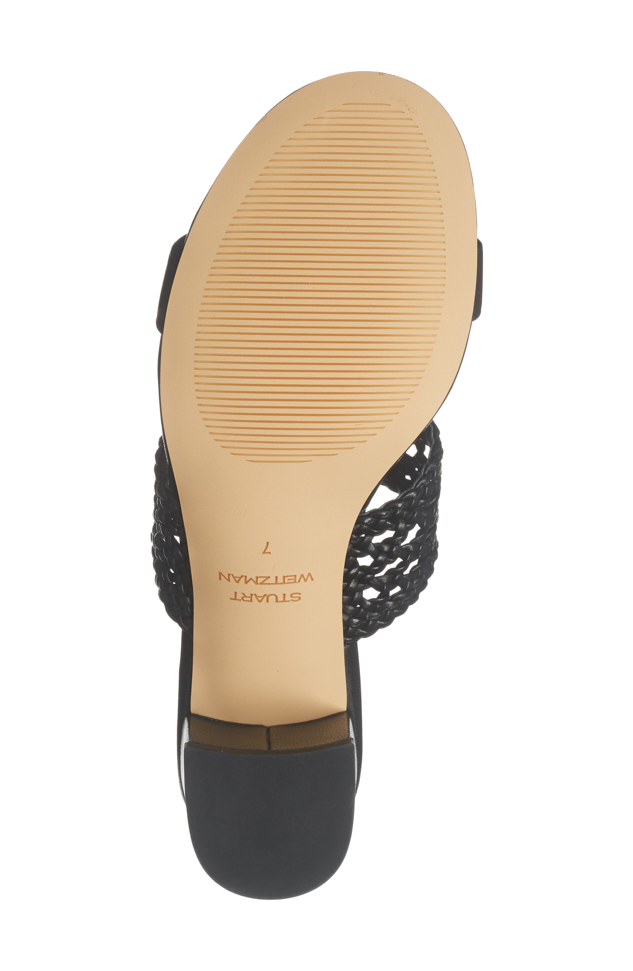 Stuart Weitzman Briar Slide Sandal, Alternate, color, Black