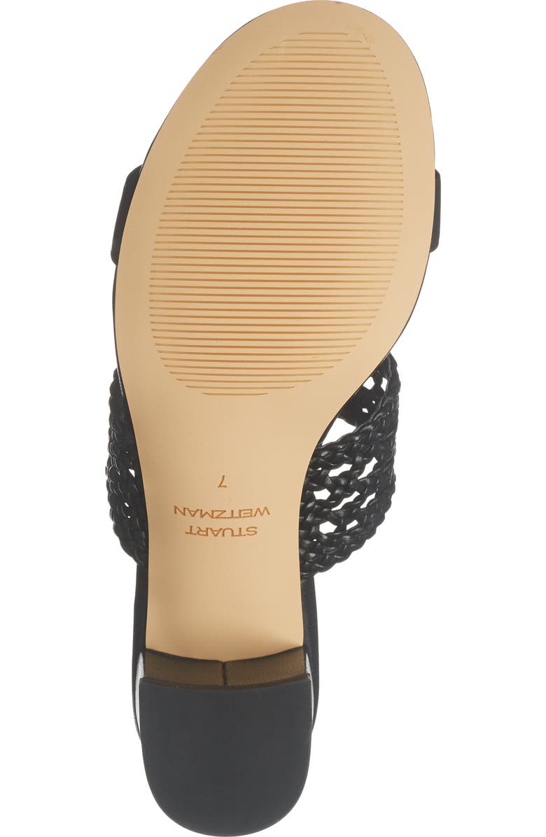 Stuart Weitzman Briar Slide Sandal, Alternate, color, Black