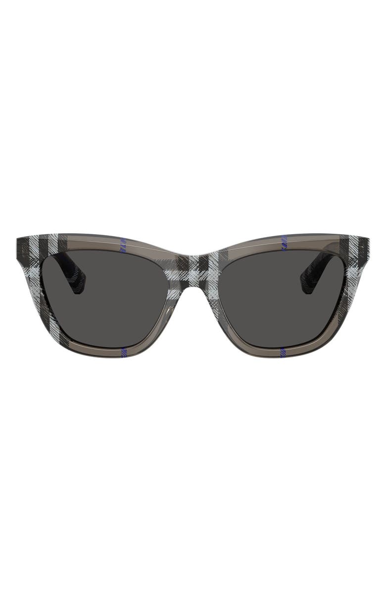 Burberry 53mm Cat Eye Sunglasses, Main, color, Matte Green