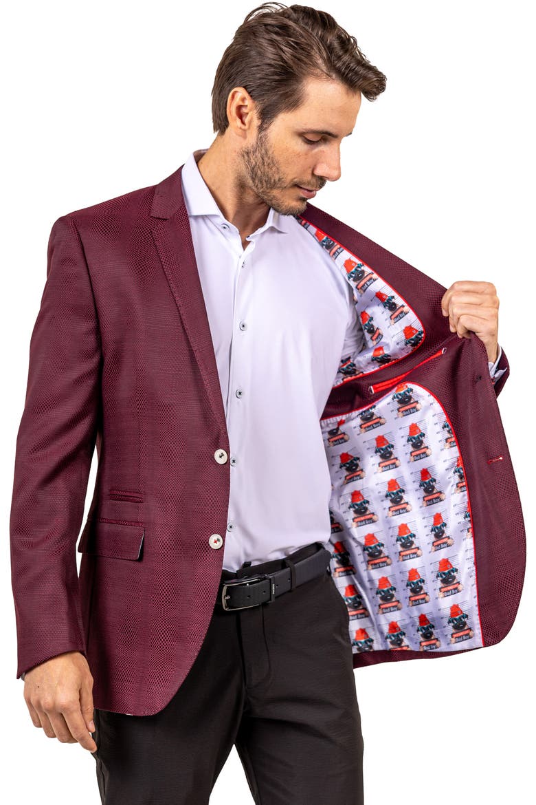 Socrate Ascension Sport Coat, Alternate, color, RED