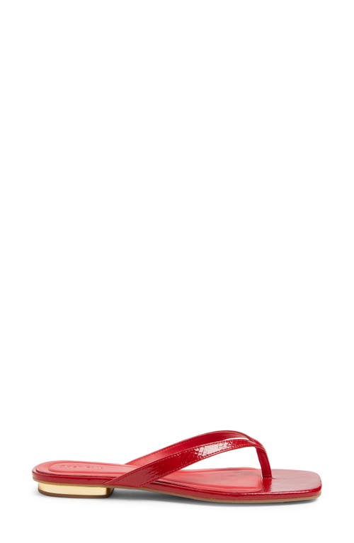 Open Edit Ocean Snakeskin Embossed Flip Flop