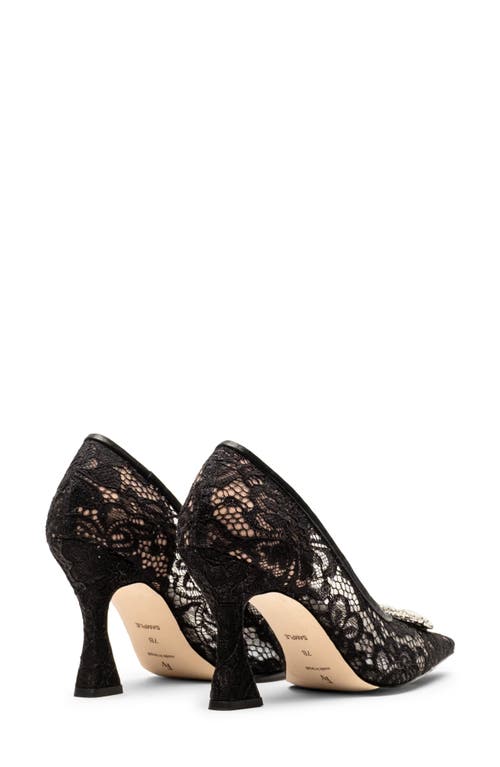 Frances Valentine Lydia Pointed Toe Pump In Black
