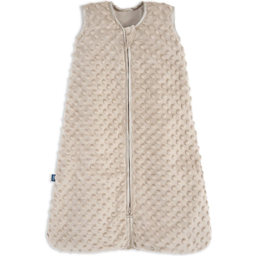 Halo Plush Dots Velboa 3.0 Tog Sleepsack Swaddle In Brown