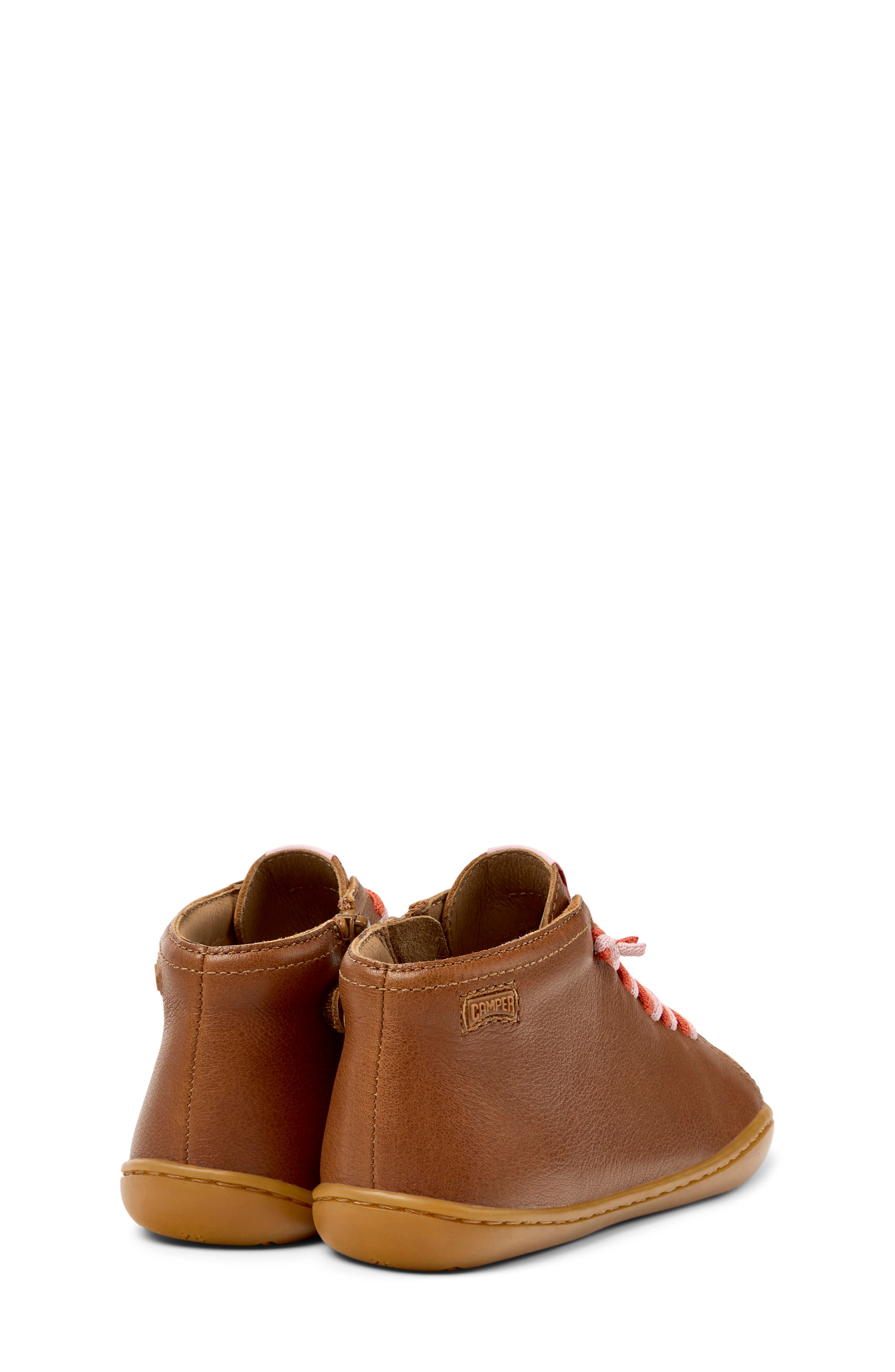 Camper Kids' Peu Cami Sneaker, Alternate, color, Brown
