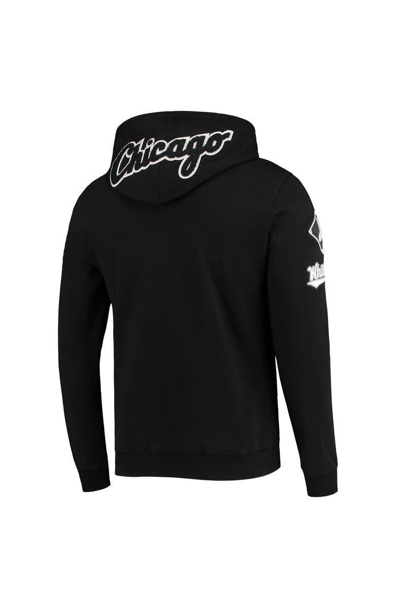 PRO STANDARD Men's Pro Standard Black Chicago White Sox Team Logo Pullover Hoodie, Alternate, color, 