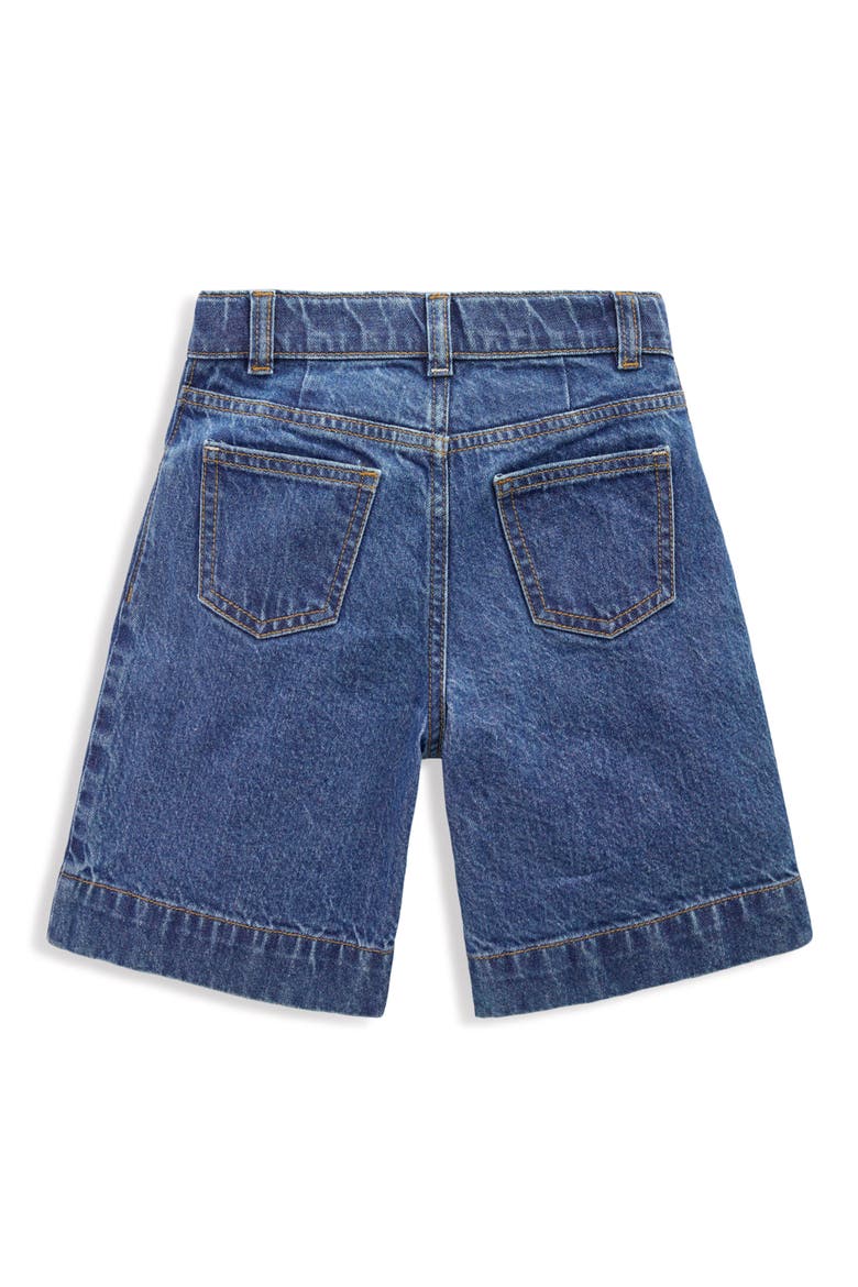 Kids' Longer Length Denim Shorts, Alternate, color, VINTAGE DENIM