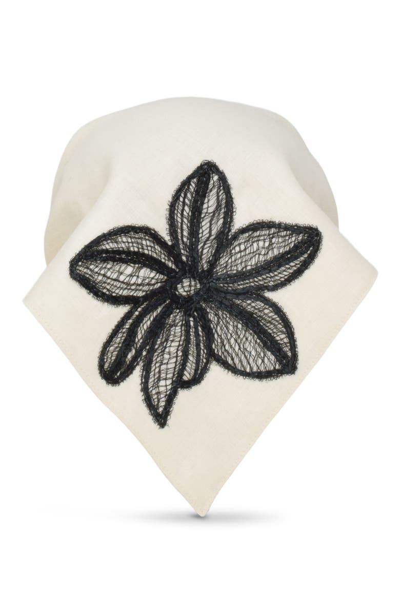 Gigi Burris Millinery Elsa Kerchief, Main, color, Flax