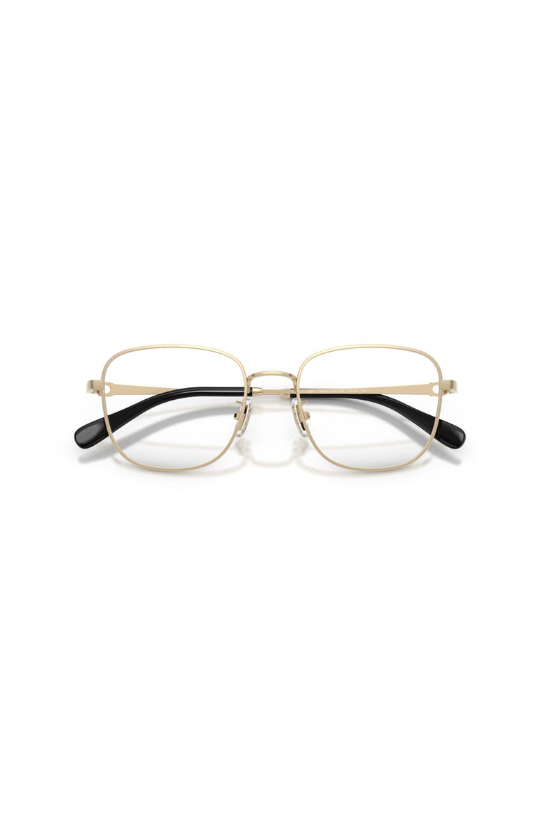 52mm Square optical glasses, Alternate, color, Gold