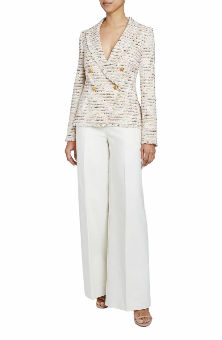 Santorelli ALAIA Double Breasted Four-Button Jacket in Modern Tweed, Main, color, 